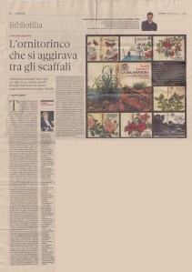 Recensione inserto domenicale Sole24Ore 7 luglio 2013
